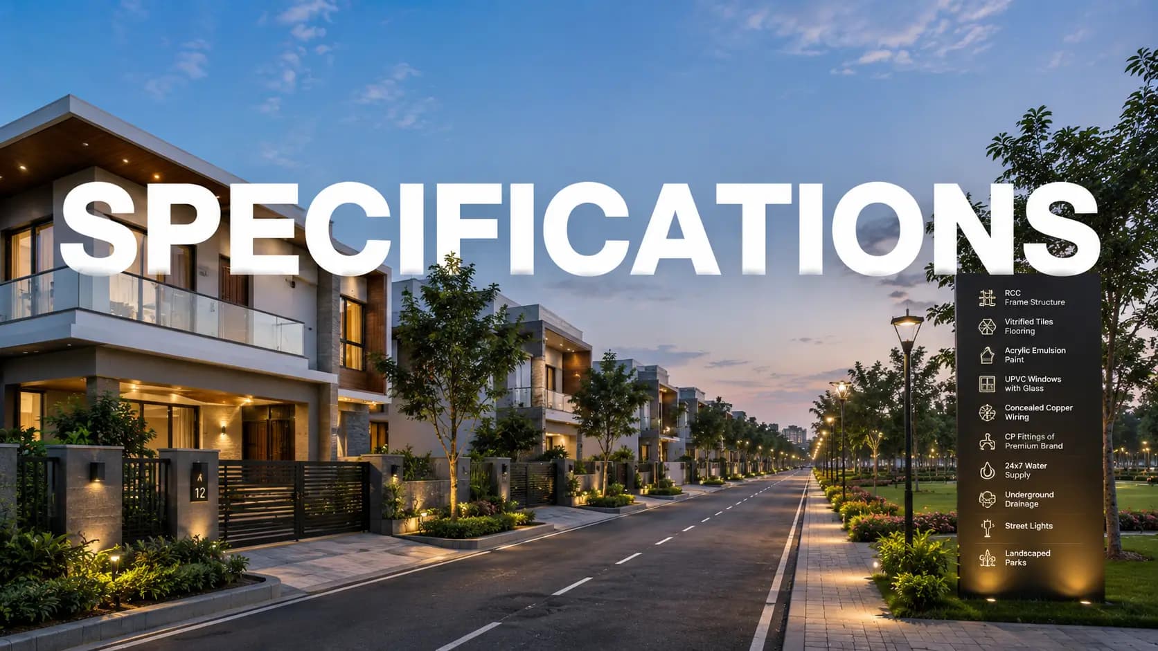 Embassy Riverine Villas Specifications — Material Detail for a Thirty-Year Hold